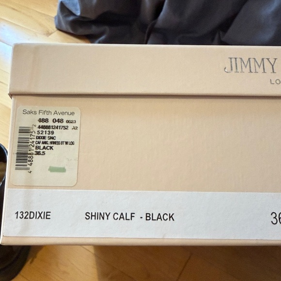 Jimmy Choo Black Leather Buckle Booties - Picture 7 of 7